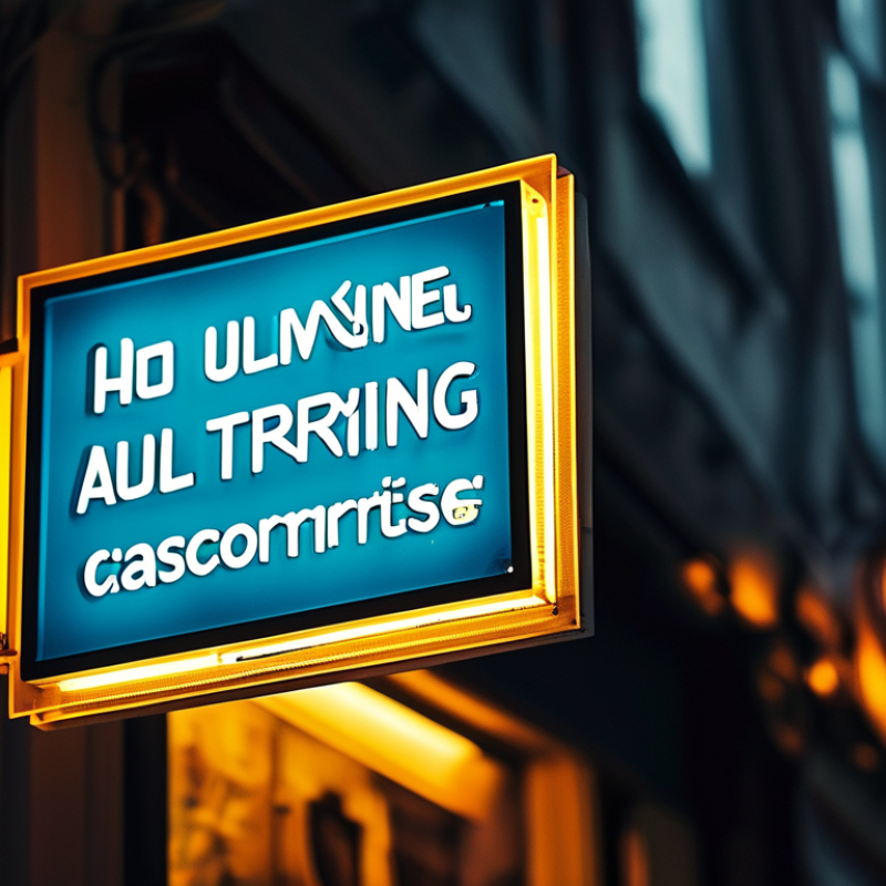 Lighted Open Sign Tips to Attract More Customers?