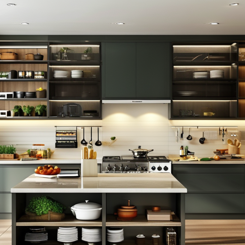 Como organizar uma cozinha moderna de forma eficiente?