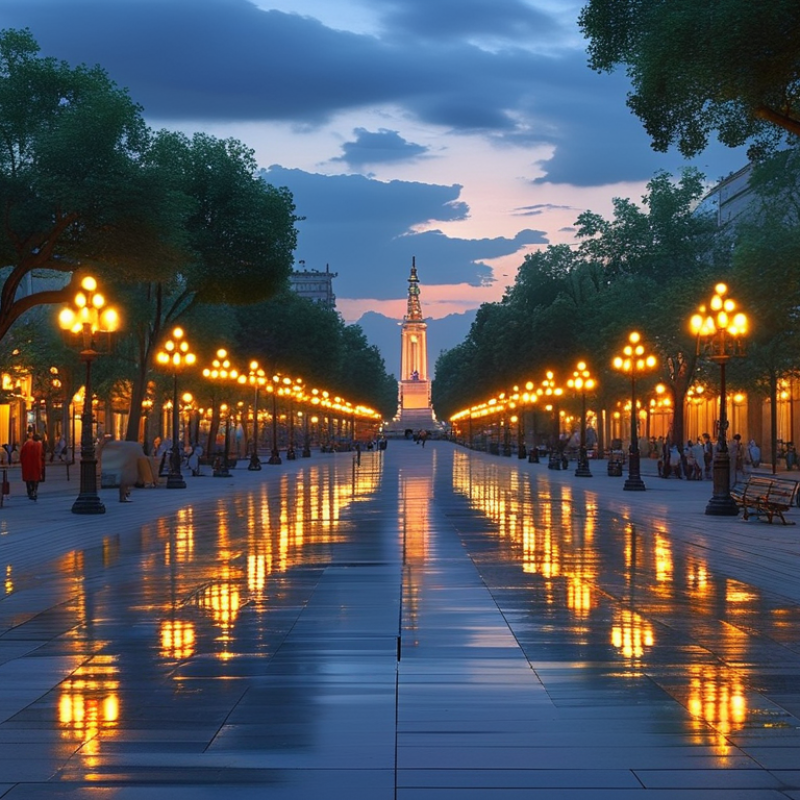 What is the Best Height for Plaza Lighting Installation?