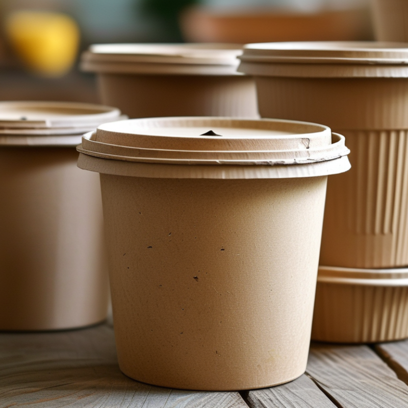 Como os recipientes de papel biodegradáveis ​​trazem benefícios?