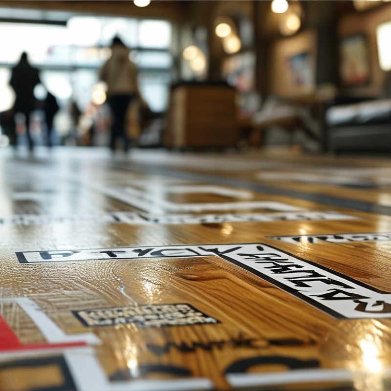 How to Choose the Best PVC Floor Stickers for Your Business?