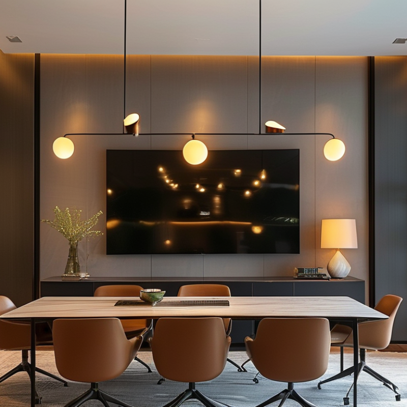 Como a iluminação moderna transforma ambientes internos?