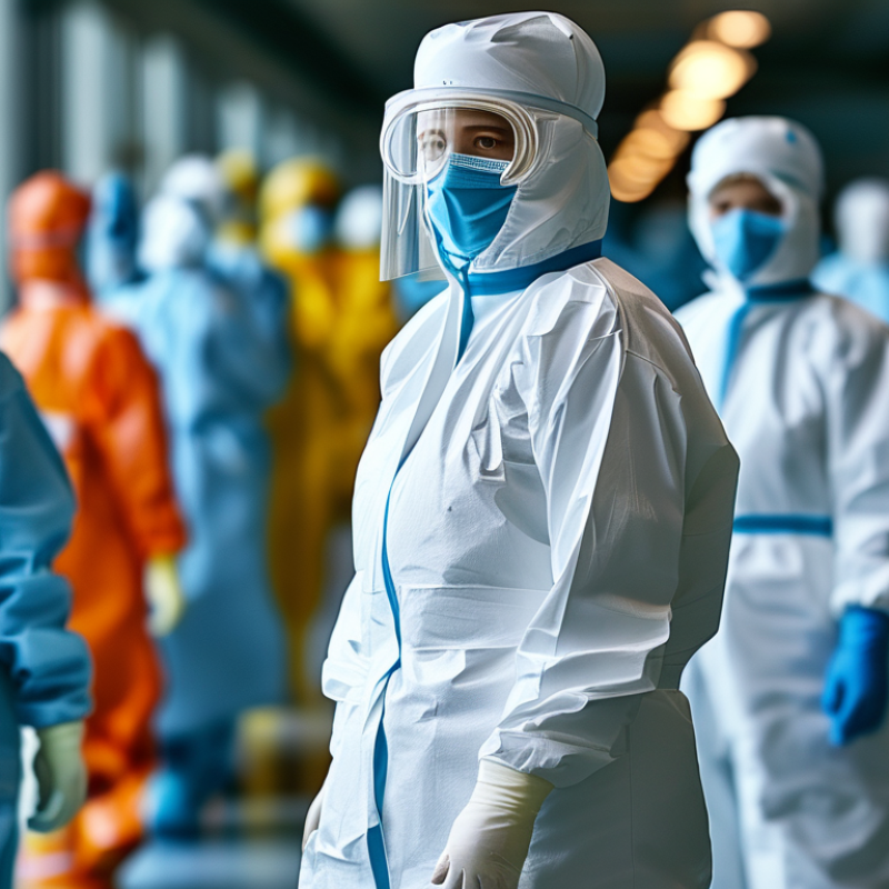 ¿Qué materiales se utilizan en la ropa protectora médica?