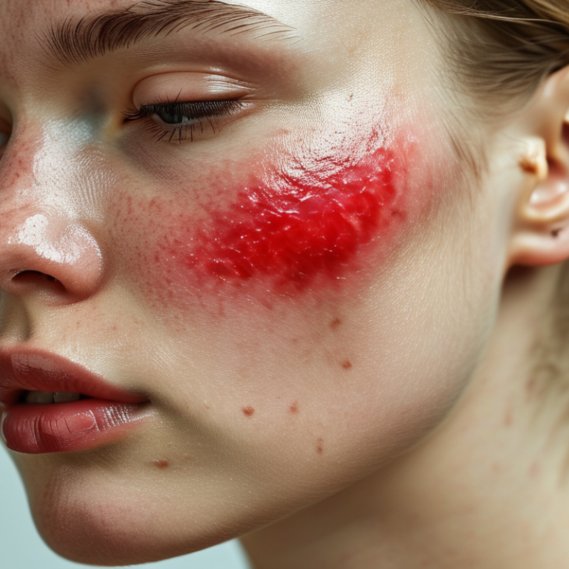 Why is my skin red after diode laser hair removal?