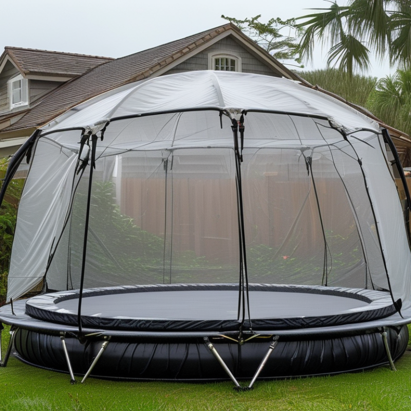 How to Secure Your Trampoline Before a Hurricane Hits?