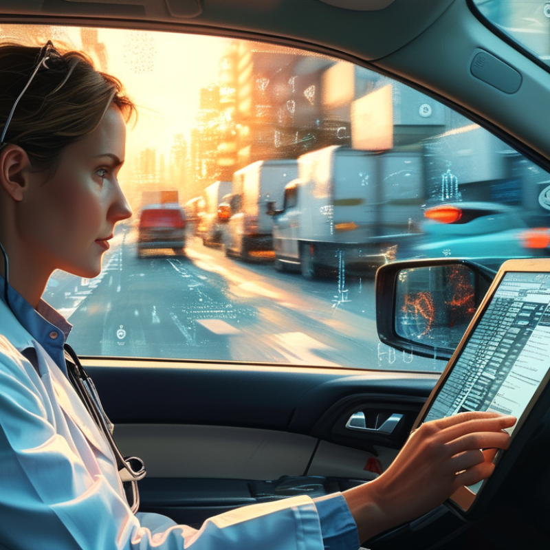 How to Keep Diagnostic Image Quality in a Moving Vehicle?