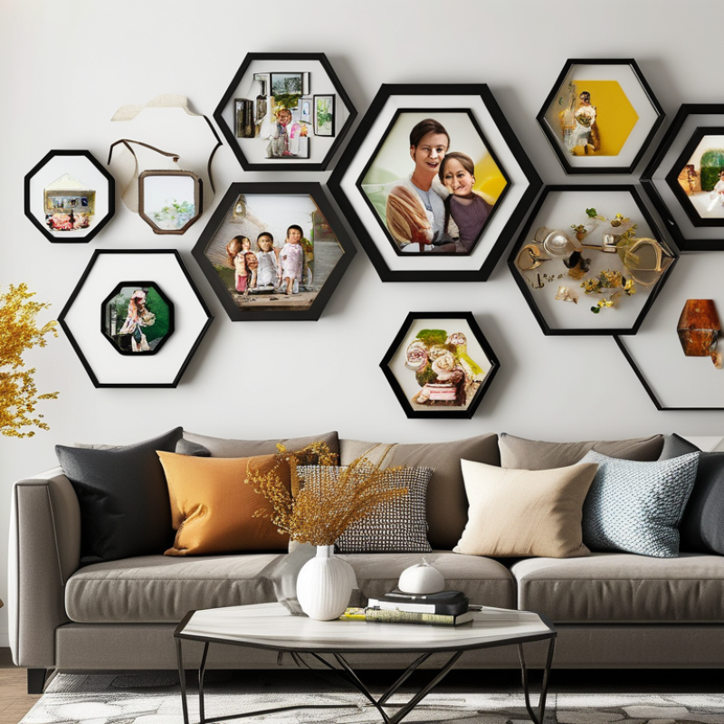 Why Choose a Hexagon Photo Frame for Your Home Decor?
