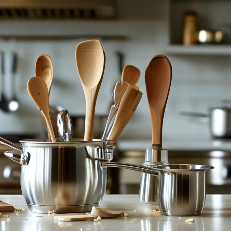 O que torna uma ferramenta de cozinha durável e resistente?