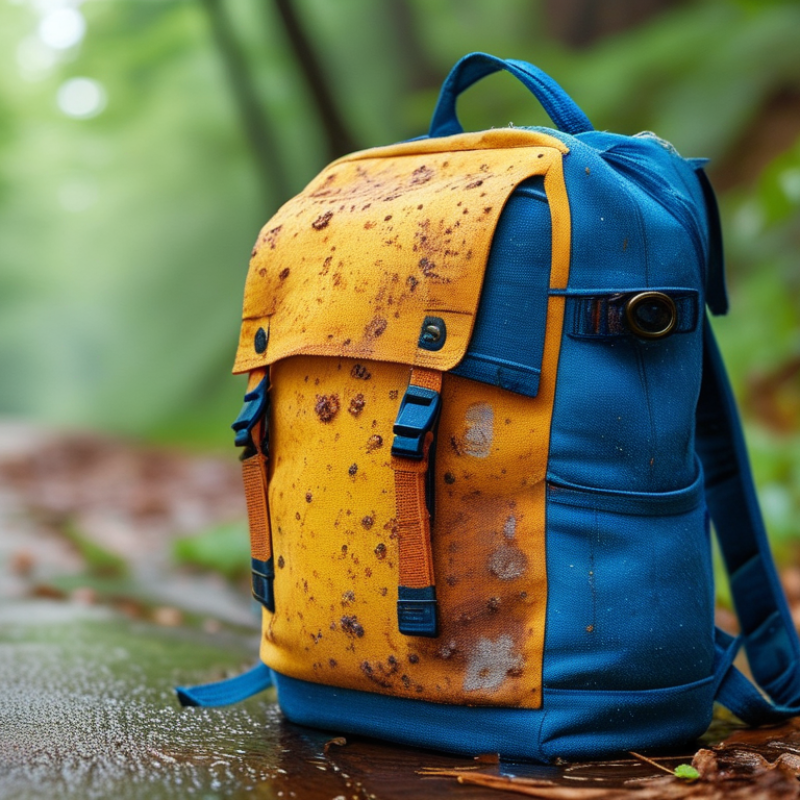 Como limpar uma mochila de lona sem danificá-la?