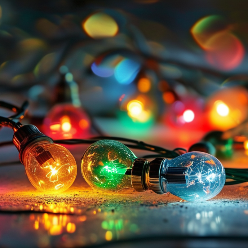 Por que as luzes de Natal piscam e como consertá-las?