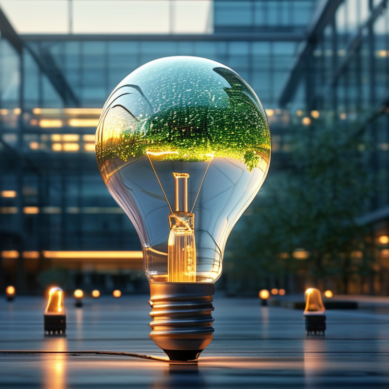 Por que uma iluminação eficiente em energia é essencial para edifícios modernos?