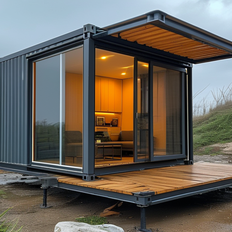 ¿Cuánto viento puede resistir una casa contenedor plegable?