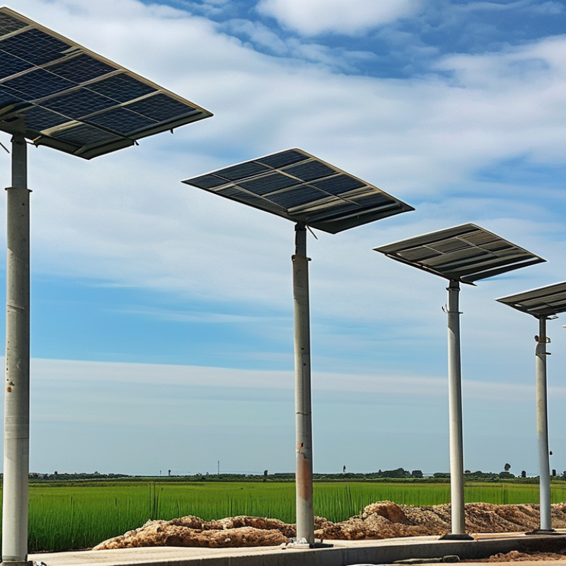 Como instalar luzes de rua solares em postes de concreto?