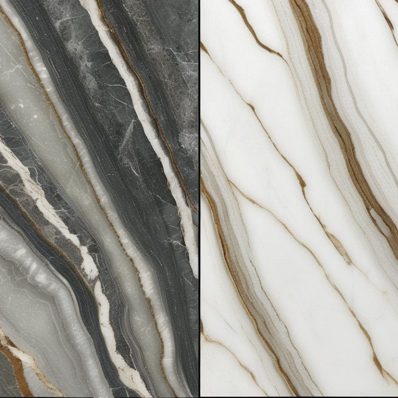 How to Differentiate Between Carrara and Calacatta Marble?