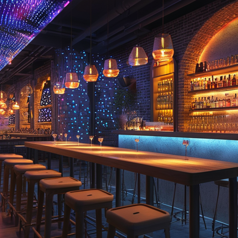 China Best Bar With LED Lights for Stylish Nightlife?