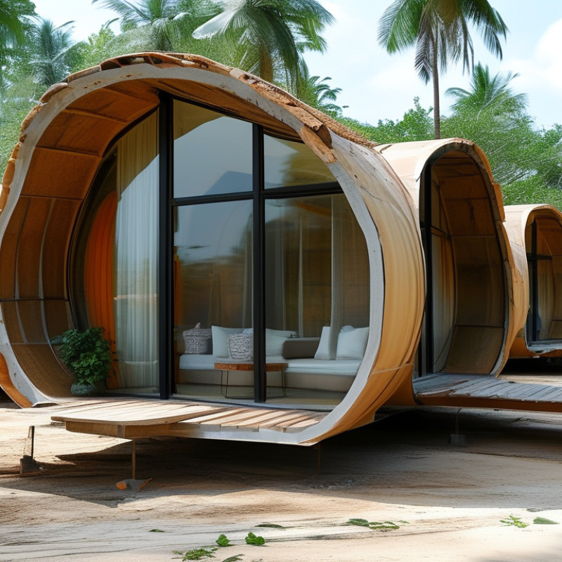 ¿Cómo son los resorts modulares amigables con el medio ambiente?