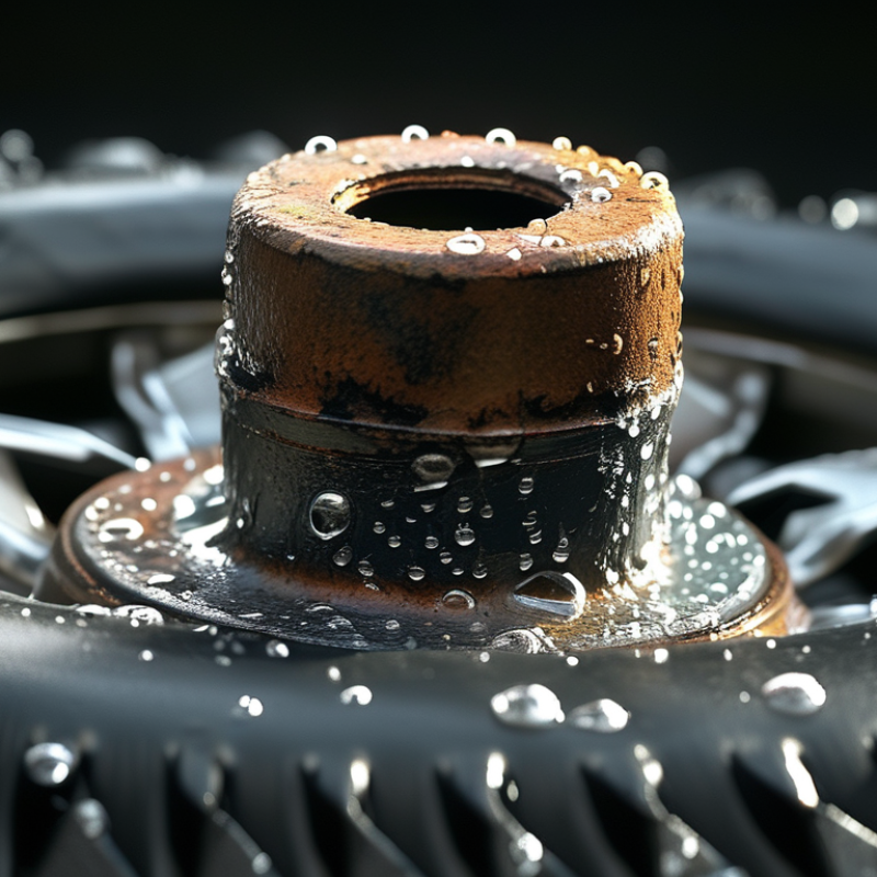 Como abrir uma válvula que vaza no pneu?