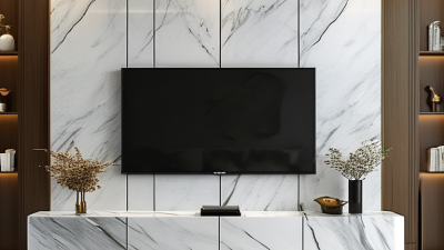 Why Choose a Marble Look TV Unit for Your Home Decor?