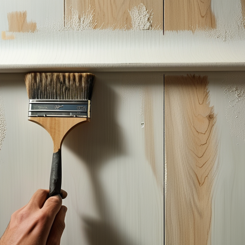 How to Paint Wood Trim Without Brush Marks Easily?