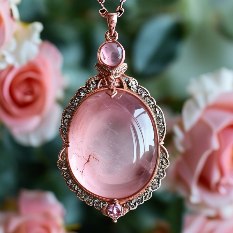 How to Understand the Meaning of Wearing a Raw Rose Quartz Pendant?