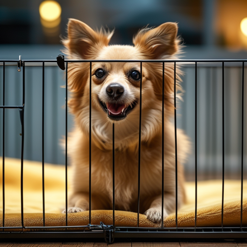 Why Does My Dog Bark in the Cage at Night?