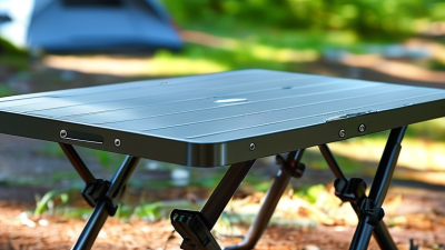 How to Choose the Best Aluminium Camp Table for Your Needs?