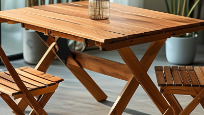 Best Wood Folding Table And Chair for Global Buyers?
