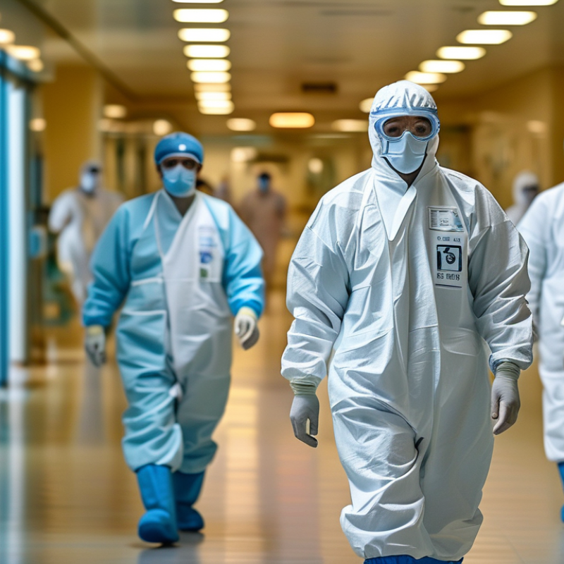 ¿Por qué los hospitales utilizan ropa protectora desechable?