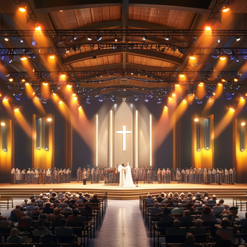 10 Best Stage Lighting Options for Church Worship Services?