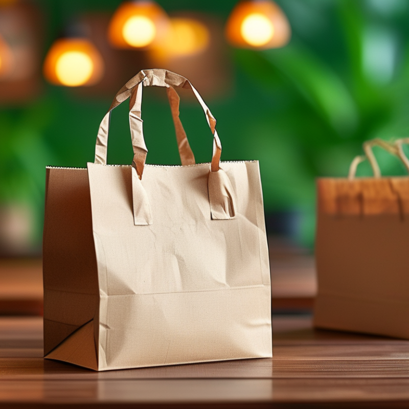 Como os sacos de papel são os melhores que os plásticos para negócios?