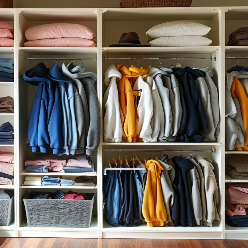 How to Fold Hoodies to Maximize Closet Space Efficiently?