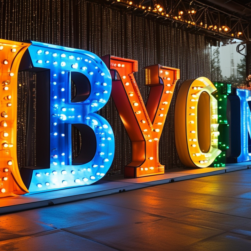 How to Make Stunning Marquee Letters for Your Event?