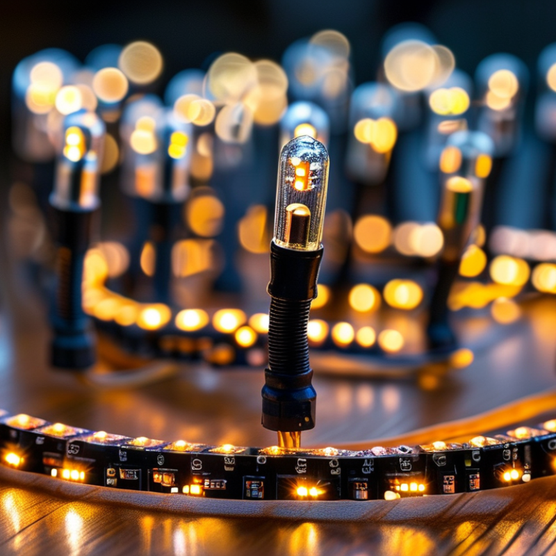Por que as minhas luzes de corda LED estão deslizando no final?