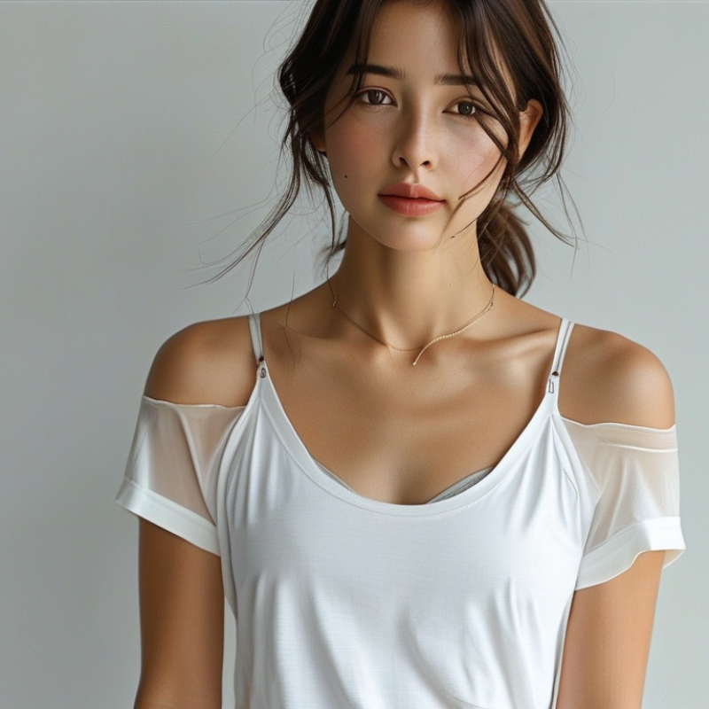 Melhores 5 opções para usar por baixo de uma camiseta branca transparente?