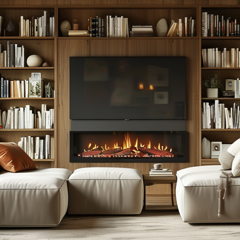 Why Choose an Electric Fireplace Bookcase for Your Home?