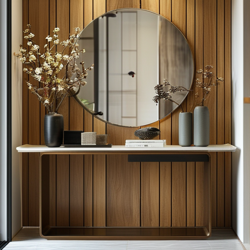 How to Style a Console Table in a Narrow Entryway?