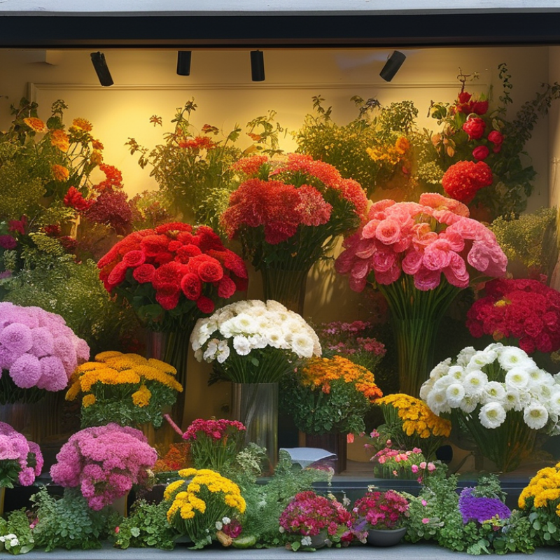 What are the Latest Trends in Retail Floral Window Displays?