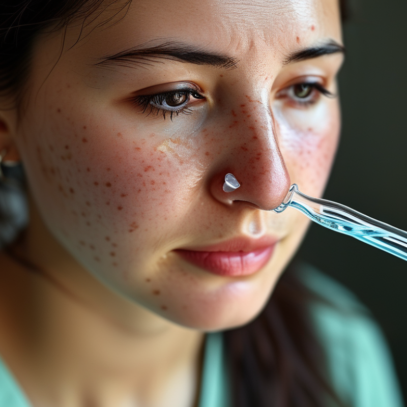 Como usar irrigador nasal com segurança para ruptura dos seios?