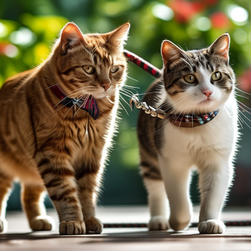 ¿Cómo enseñar a tu gato a caminar con correa?