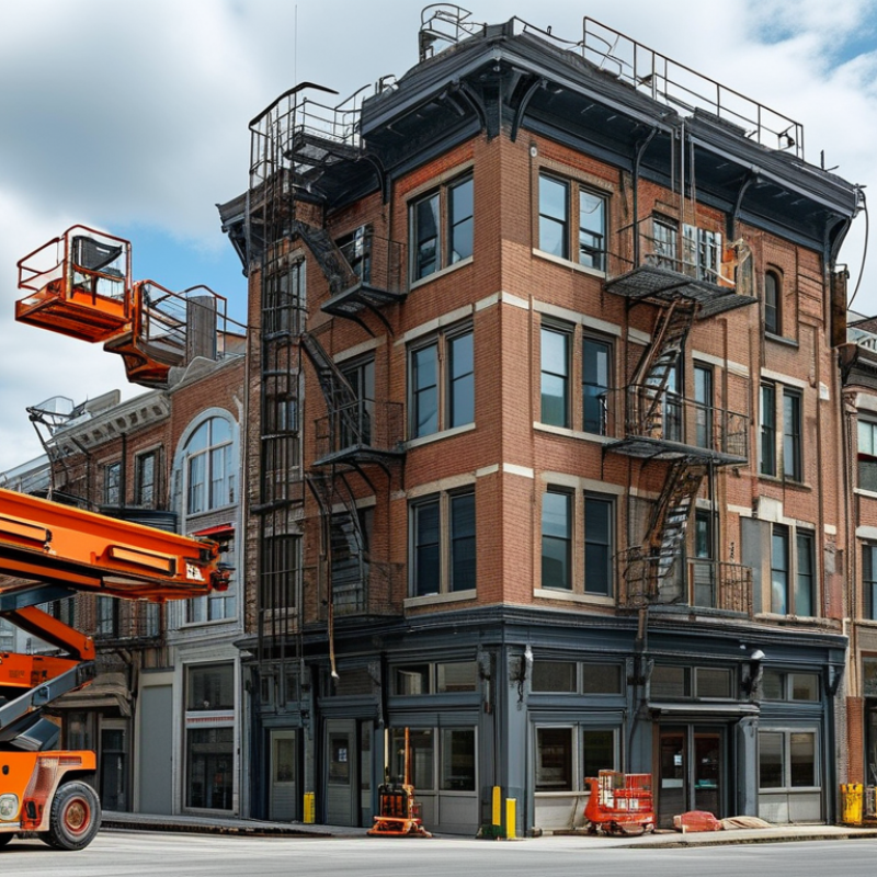 How to install a freight lift in an existing building?