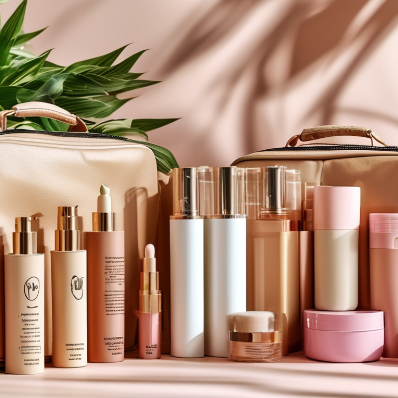 ¿Cómo empacar una bolsa de cosméticos para vacaciones de dos semanas?