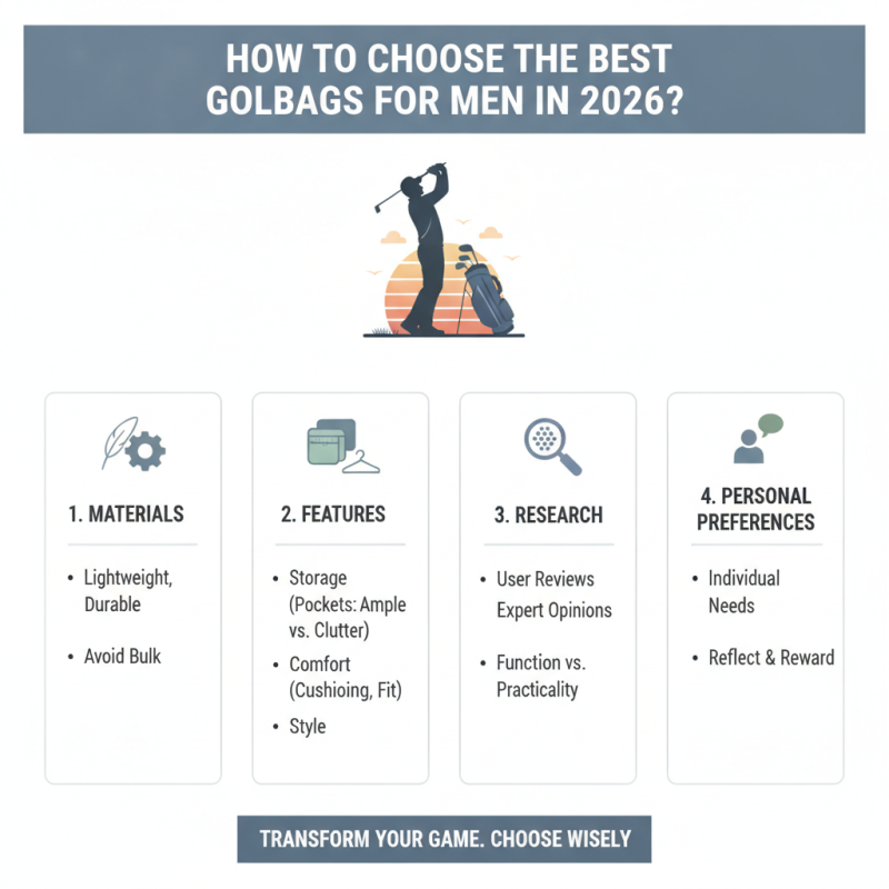 How to Choose the Best Golf Bags for Men in 2026?