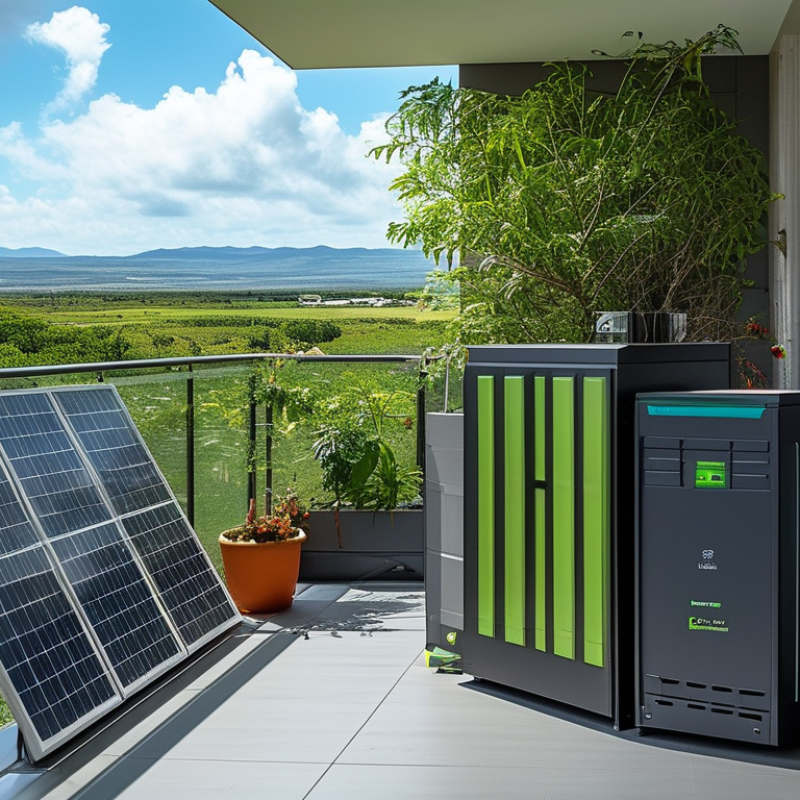 ¿Cómo mantener un sistema de almacenamiento de energía en el balcón?