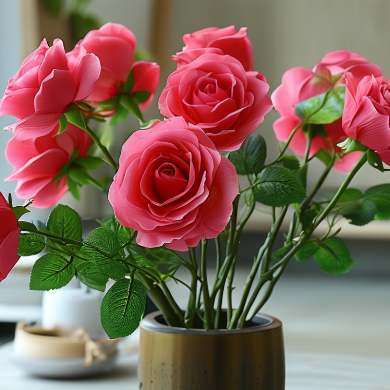What is an Artificial Rose Plant and Why Choose It?
