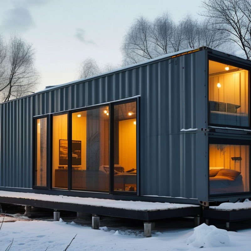 Can Container Homes Survive in Cold Weather?