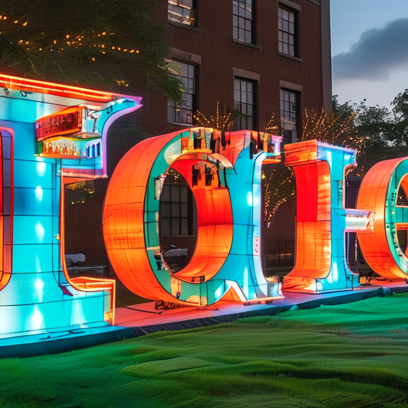 Giant Light Up Letters Best Options for Events and Signage?