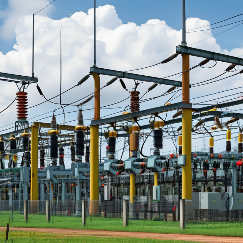 Quais são os principais componentes de uma rede de distribuição de energia?