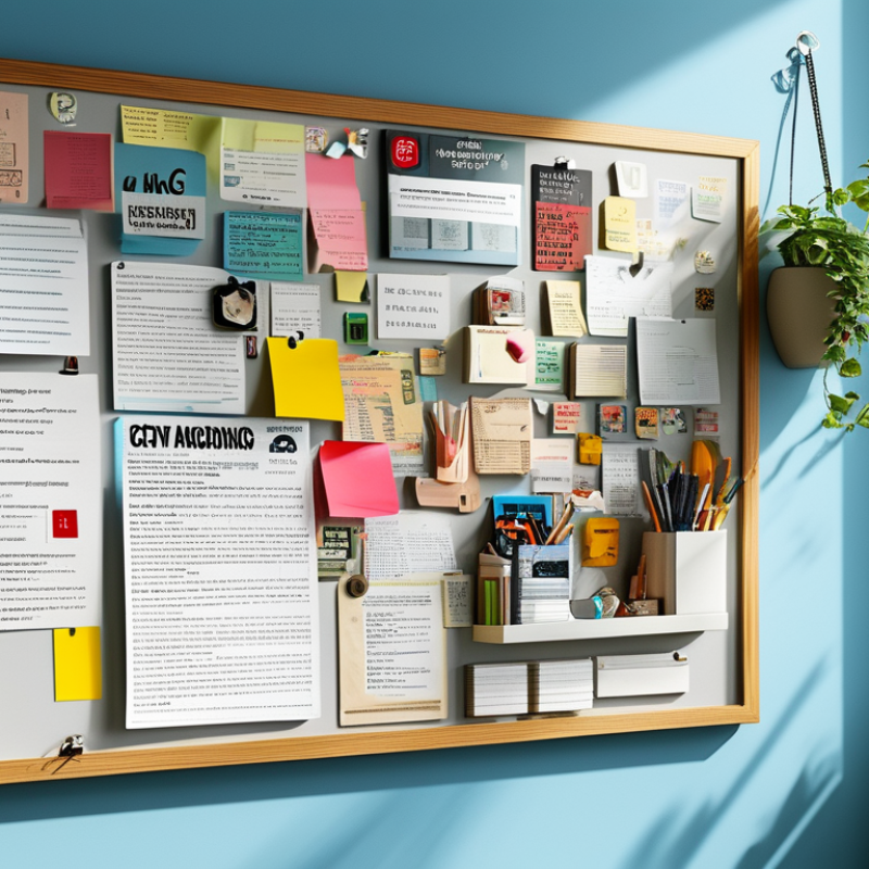 How to Use a Magnetic Bulletin Board for Effective Organization?