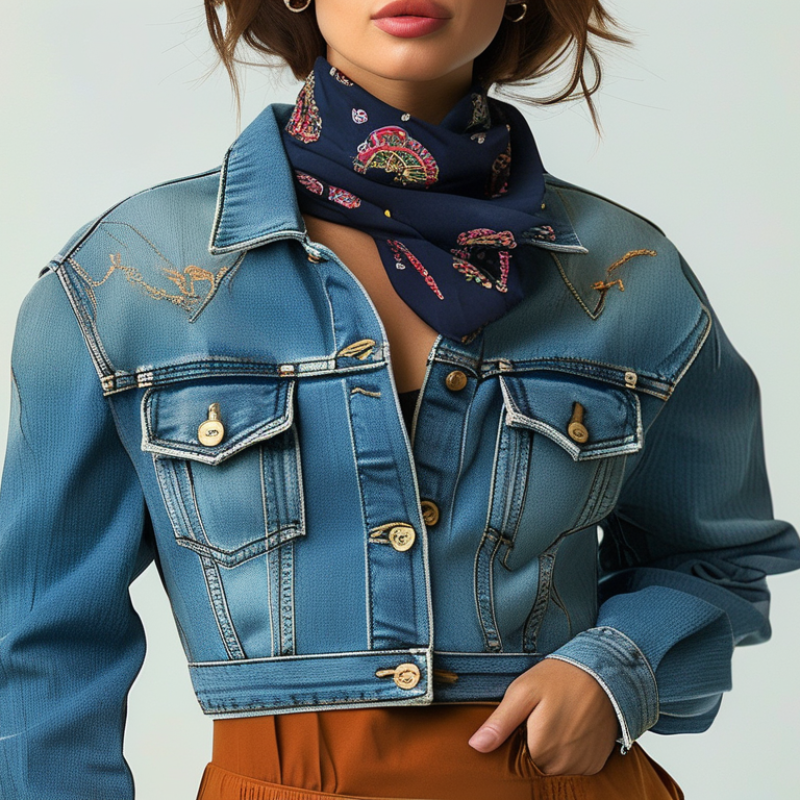 Top 10 Ways to Style Your Cropped Denim Jacket Today?