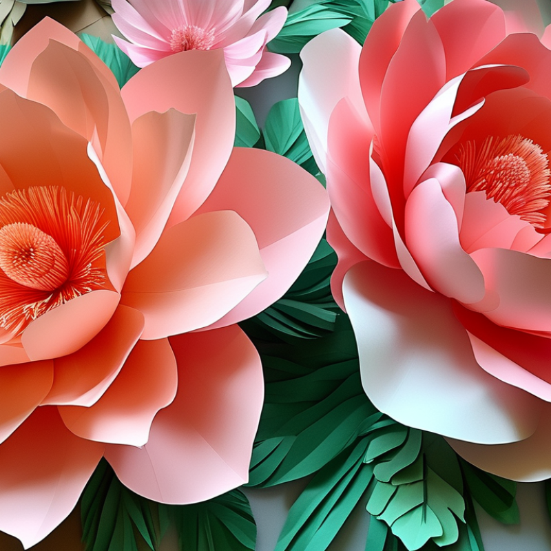 How to Make Giant Paper Flowers Look More Realistic?
